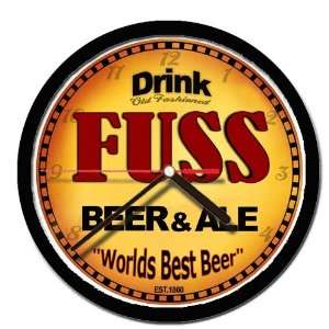  FUSS beer and ale cerveza wall clock 