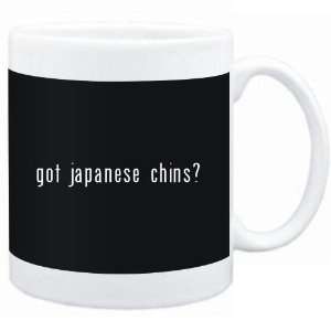 Mug Black  Got Japanese Chins?  Dogs 