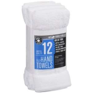   Mills 12 Pack Hand Towel Perfect for Salons and Gyms