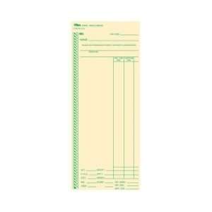  Tops Full Day With Pay Receipt Time Card   Yellow 