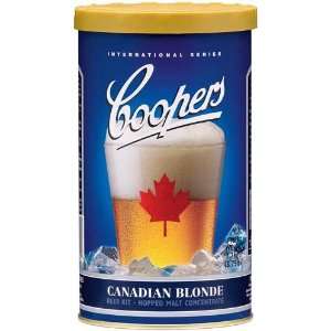 Complete Coopers Brewery Canadian Blonde Beer Kit Package  
