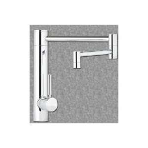 Waterstone Kitchen Faucet, 18 Reach Articulated Spout Design, Hot 