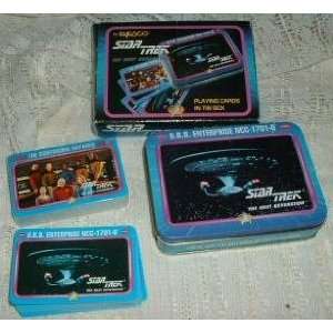   Star Trek the Next Generation Playing Cards in Tin Box Toys & Games