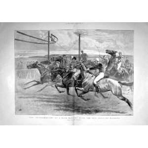  1898 Horse Race Meeting Experiment Starting Machine