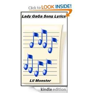 Lady GaGa Song Lyrics Lil Monster  Kindle Store