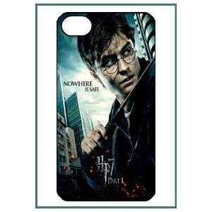 Harry Potter Movie Figure iPhone 4 iPhone4 Black Case Cover Protector 