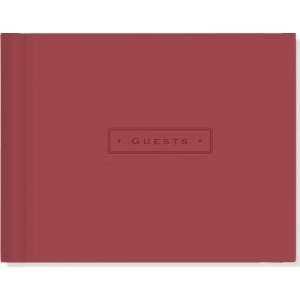   Guest Book   Burgundy   Wedding or Special Occasion 