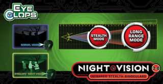 Two modes of vision allow you to choose stealth or distance, depending 