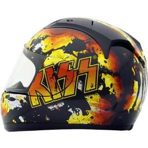  Rockhard KISS Destroyer Full Face Helmet Medium  Black 
