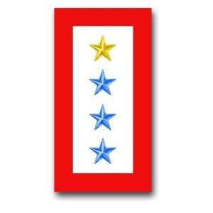 United States Army  One Gold Star and Three Blue Stars  Service Flag 