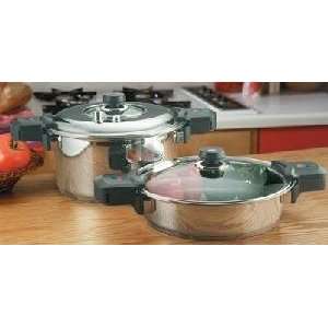   Pans   9qt and 4qt Can Be Used 2 Ways 