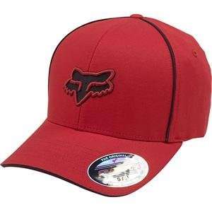  Fox Racing Controlled Substance Flexfit Hat   2X Large/Red 
