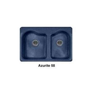   Advantage 3.2 Double Bowl Kitchen Sink with Three Faucet Holes 51 3 58