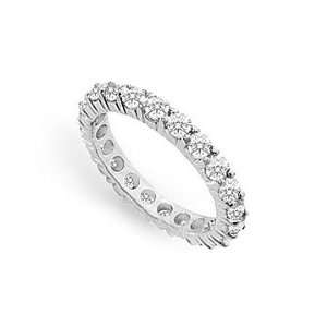  Diamond Eternity Ring  14K White Gold   2.50 CT Diamonds 
