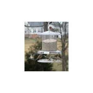 All Weather Bird Feeder 6 Qt. Clear   Delivers the seed Dry, Catches 