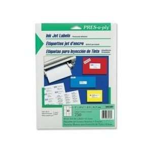  Avery Pres A Ply Address Label   White   AVE30580 Office 