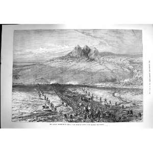   1873 Russian Expedition Khiva Soldiers Crossing Desert
