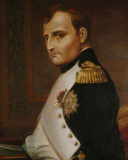 Sellier Napoleon Portrait Oil Painting After Delaroche  