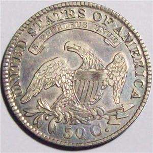 EARLY 1829 CAPPED BUST HALF DOLLAR ~Well Struck VERY CHOICE XF+  