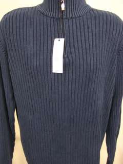Mens Structure half zip cotton sweater NEW size large (2329)  