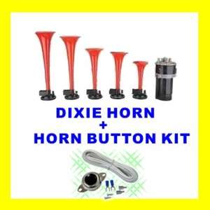 DIXIE Car Air Horn Dukes of Hazzard with Button Kit  