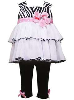 New Girls Rare Editions sz 3T Zebra Pink Flower Birthday Pageant Dress 