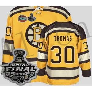   Final Jersey #30 Thomas Yellow Hockey Jersey Size 48 Sports