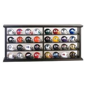   Helmets & Display Cases with 32 NFL Helmets # 33172