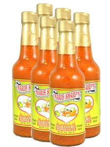 Marie Sharps Hot Sauce 6 Pack (10oz)   5 Flavor Choices  