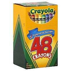 Wholesale 24 boxes of 48ct Crayola NonToxic Crayons  