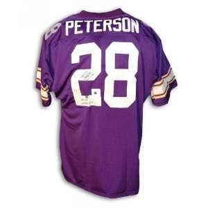  Adrian Peterson Minnesota Vikings Purple Throwback Jersey 