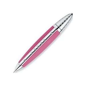  Autocross Pink Leather Ball Point Pen 