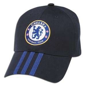  adidas Chelsea 3 Stripe Cap NAVY