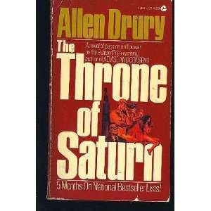  The Throne Of Saturn Allen Drury Books