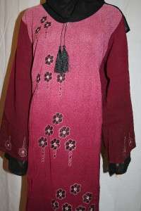 Abaya Jilbab Caftan Gown Dress Embroidery Free Shawl  
