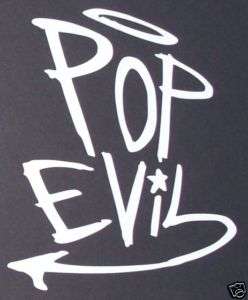 POP EVIL LOGO Decal Vinyl Graphic with   