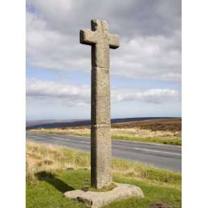 Young Ralph Cross Near Rosedale Head, Now Symbol of North York Moors 