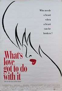 TINA TURNER 93 WHATS LOVE GOT TO DO WITH IT POSTER  