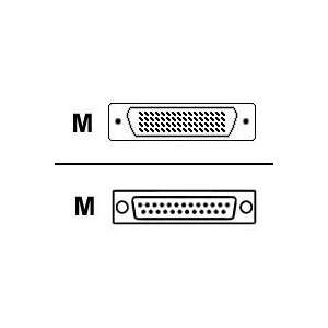  25ft IBM 7000 4000 2500/ Rs232 Dte Lfh60m/db25m 