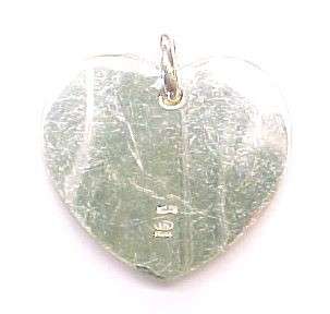 MILOR ~ Sterling Silver Sparkly / Textured Fashion Heart Pendant ~ In 