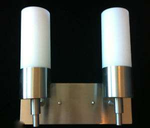 Lamp 13 W Cylindrical Bathroom Vanity Light Satin Nickel  