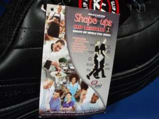   Womens SKECHERS WORK SHAPE UPS SR Black Leather Walking Shoes 9 1/2