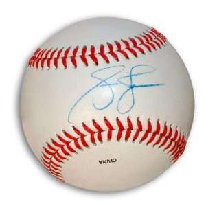  Andruw Jones Autographed Rawlings Practice Baseball 
