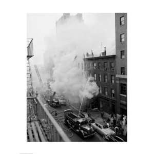  PVT/Superstock SAL255419839 New York City, Fire on East 47th Street 