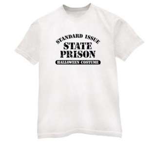 State Prison T Shirt halloween costume prop mask  