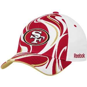  Reebok San Francisco 49ers Structured Color Swirl Flex Hat 