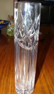 Exquisite HIGH END Crystal Clear Glass Vase Stunning pc  