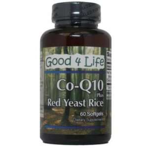  Co Q10 60mg and Red Yeast Rice (60 Softgels) Health 