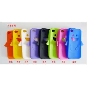Silicone Soft Back Angel Cover Case Skin for Apple Iphone 4s 4 4g 4gs 