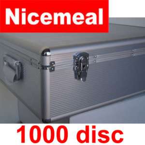 1000 DISC CD DVD BOX ALUMINUM CASE MOVIE STORAGE EBOX  